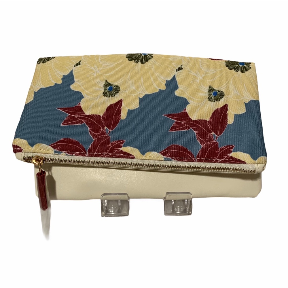 Rachel Pally Foldover Clutch in Cream & Floral